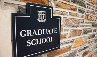 graduate school sign